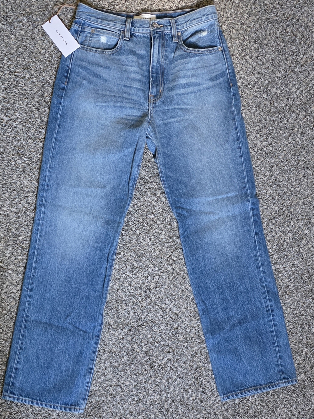SLVRLAKE Women's Jeans in Light Blue Denim